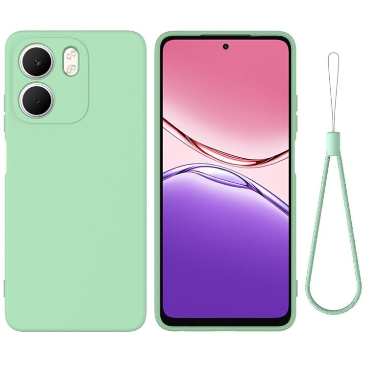 Захисний чохол Deexe Silicone Case для OPPO A5x - Green: фото 1 з 9