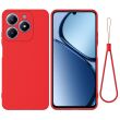 Защитный чехол Deexe Silicone Case для Realme C61 - Red (360800R)