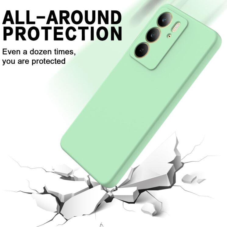 Защитный чехол Deexe Silicone Case для Realme C75 - Black: фото 5 из 8