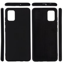 Защитный чехол Deexe Silicone Case для Samsung Galaxy A31 (A315) - Black: фото 1 из 5