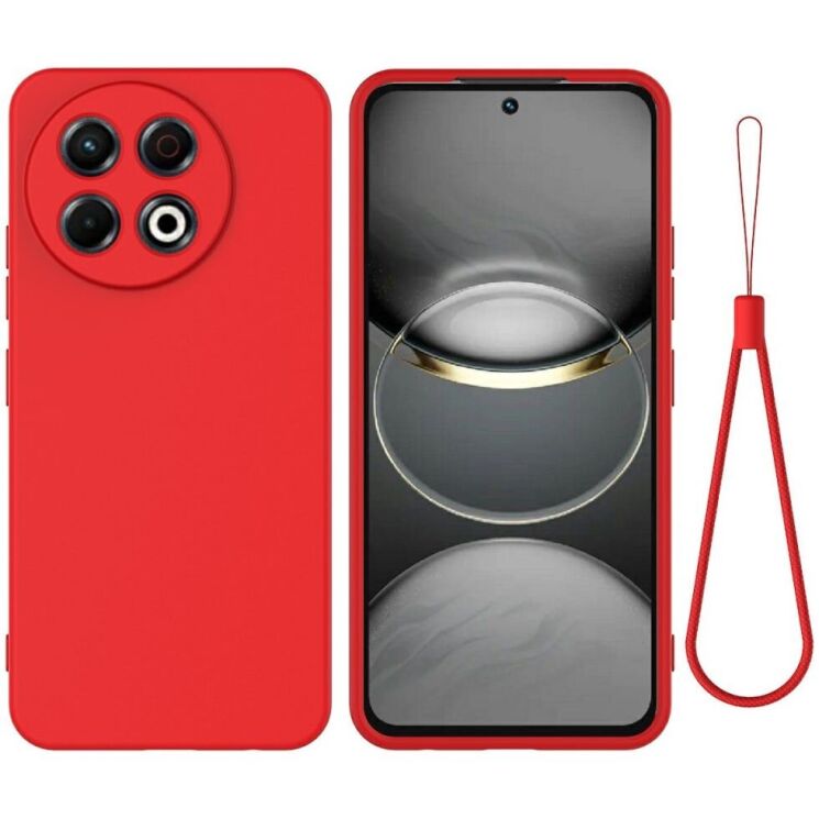 Защитный чехол Deexe Silicone Case для TECNO Spark 30 Pro - Red: фото 1 из 8
