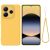 Защитный чехол Deexe Silicone Case для Xiaomi Redmi Note 14 5G - Yellow: фото 1 из 8