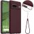 Защитный чехол Deexe Silicone Case with MagSafe для Google Pixel 7 - Wine Red: фото 1 из 9
