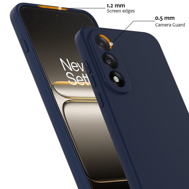 Защитный чехол Deexe Silicone Case with MagSafe для OnePlus Nord 5 / Ace 5 Ultra - Black: фото 6 из 8