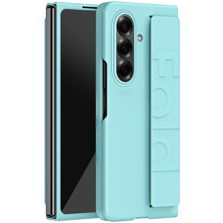 Защитный чехол Deexe Silicone Grip для Samsung Galaxy Fold 7 - Green: фото 1 из 7