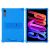 Захисний чохол Deexe Silicone Kickstand для Lenovo Idea Tab Pro Gen 2 - Dark Blue: фото 1 з 21
