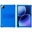 Захисний чохол Deexe Silicone Kickstand для Xiaomi Pad 8 / Pad 8 Pro - Dark Blue (407114DB)