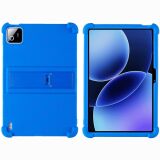 Захисний чохол Deexe Silicone Kickstand для Xiaomi Pad 8 / Pad 8 Pro - Dark Blue: фото 1 з 10