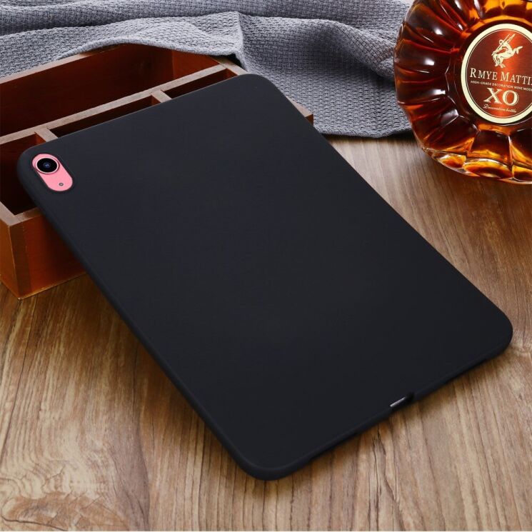 Защитный чехол Deexe Silicone Shell для Apple iPad 10.9 (2022) / iPad 11 (2025) - Black: фото 4 из 9