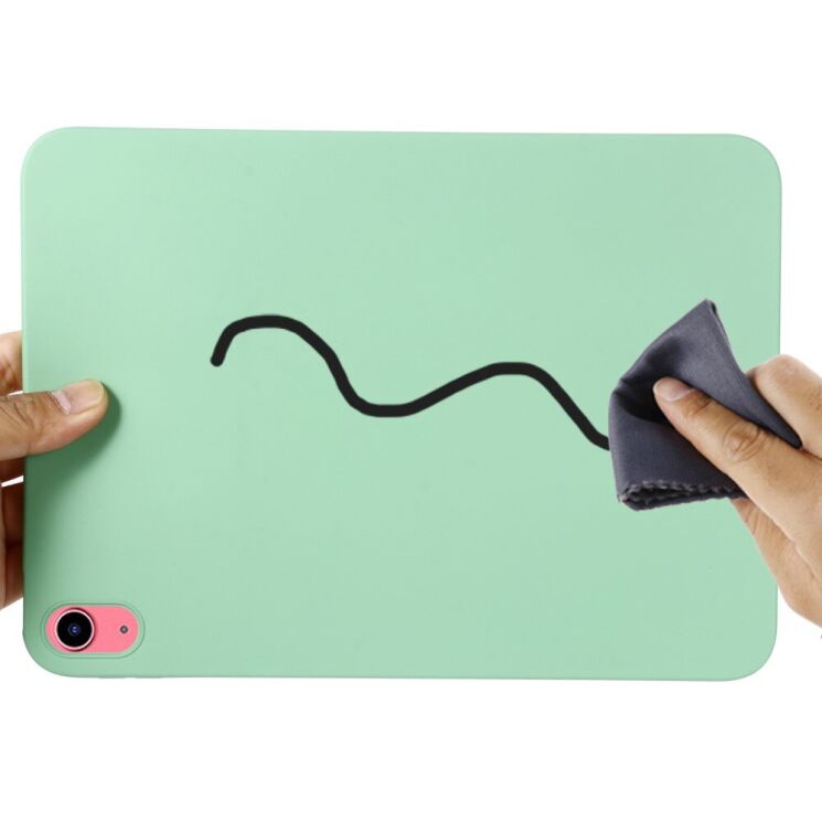 Защитный чехол Deexe Silicone Shell для Apple iPad 10.9 (2022) / iPad 11 (2025) - Black: фото 8 из 9