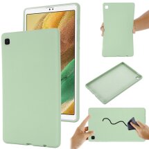 Защитный чехол Deexe Silicone Shell для Samsung Galaxy Tab A7 Lite (T220/T225) - Green: фото 1 из 12