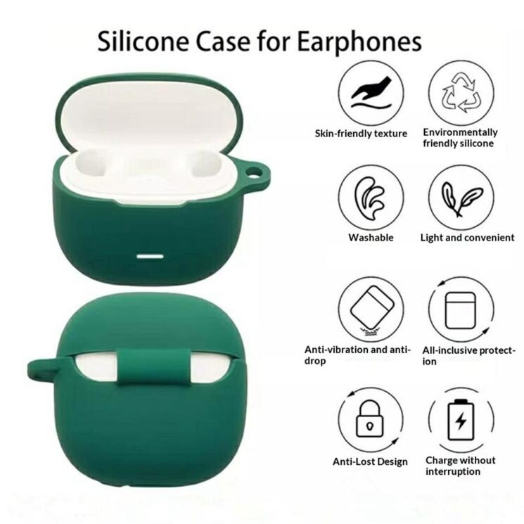 Захисний чохол Deexe Silicone Sleeve для Xiaomi Redmi Buds 8 Active - Yellow: фото 4 з 10