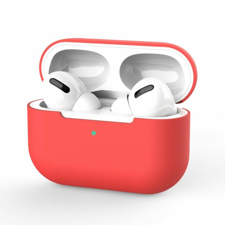 Захисний чохол Deexe Simple Style для Apple AirPods Pro - Red: фото 1 з 10