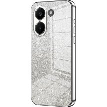 Защитный чехол Deexe Sparkles Cover для Xiaomi Poco X8 Pro - Silver: фото 1 из 7