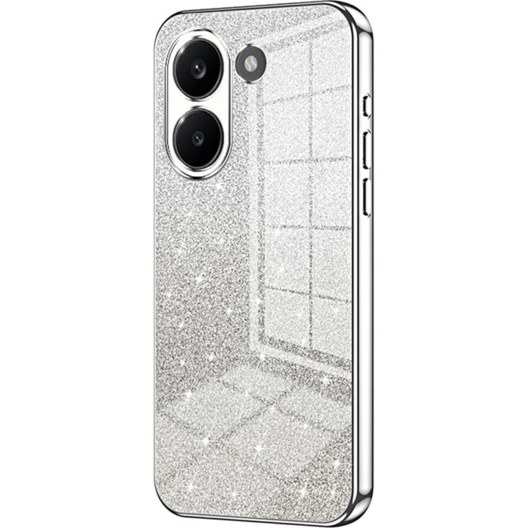 Защитный чехол Deexe Sparkles Cover для Xiaomi Poco X8 Pro - Silver: фото 1 из 7