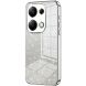 Защитный чехол Deexe Sparkles Cover для Xiaomi Redmi Note 13 Pro 4G / Poco M6 Pro - Silver (345752S). Фото 1 из 7