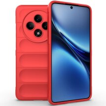 Защитный чехол Deexe Terra Case для OPPO Reno 12 F/FS - Red: фото 1 из 6
