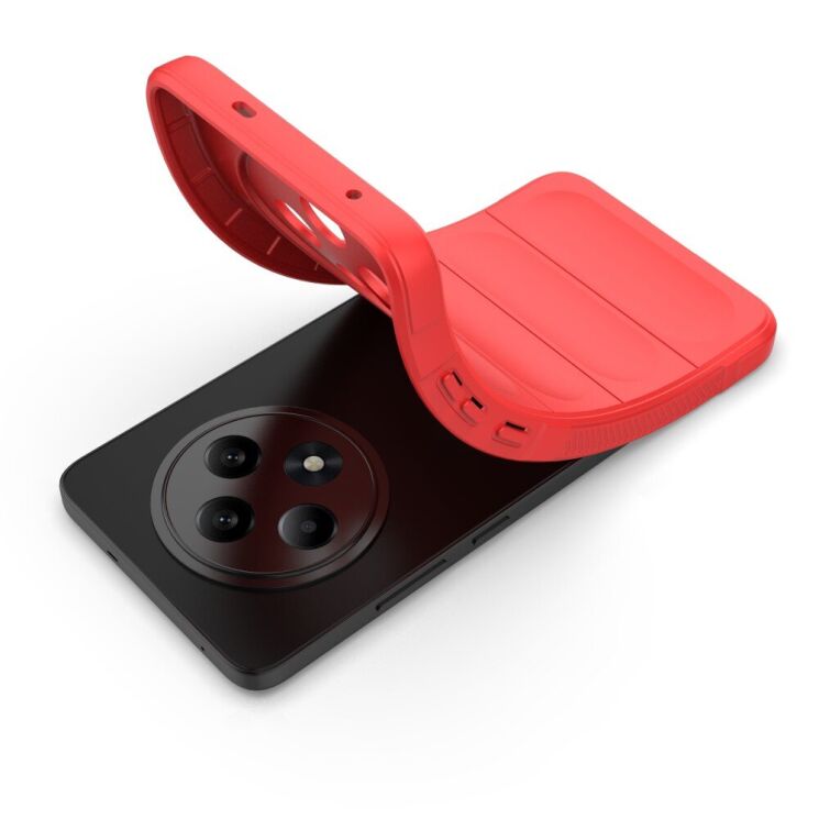 Защитный чехол Deexe Terra Case для OPPO Reno 12 F/FS - Red: фото 4 из 6