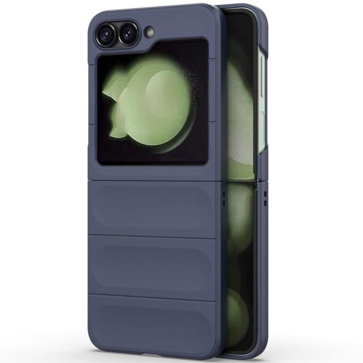 Защитный чехол Deexe Terra Case (FF) для Samsung Galaxy Flip 6 - Dark Blue: фото 2 из 7