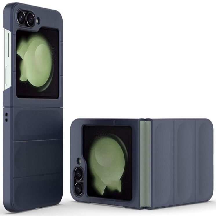 Защитный чехол Deexe Terra Case (FF) для Samsung Galaxy Flip 6 - Dark Blue: фото 1 из 7