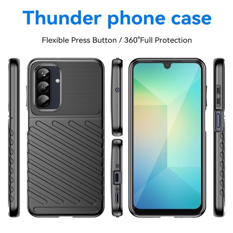 Защитный чехол Deexe Thunder Series для Samsung Galaxy A26 (A266) - Black: фото 3 из 12