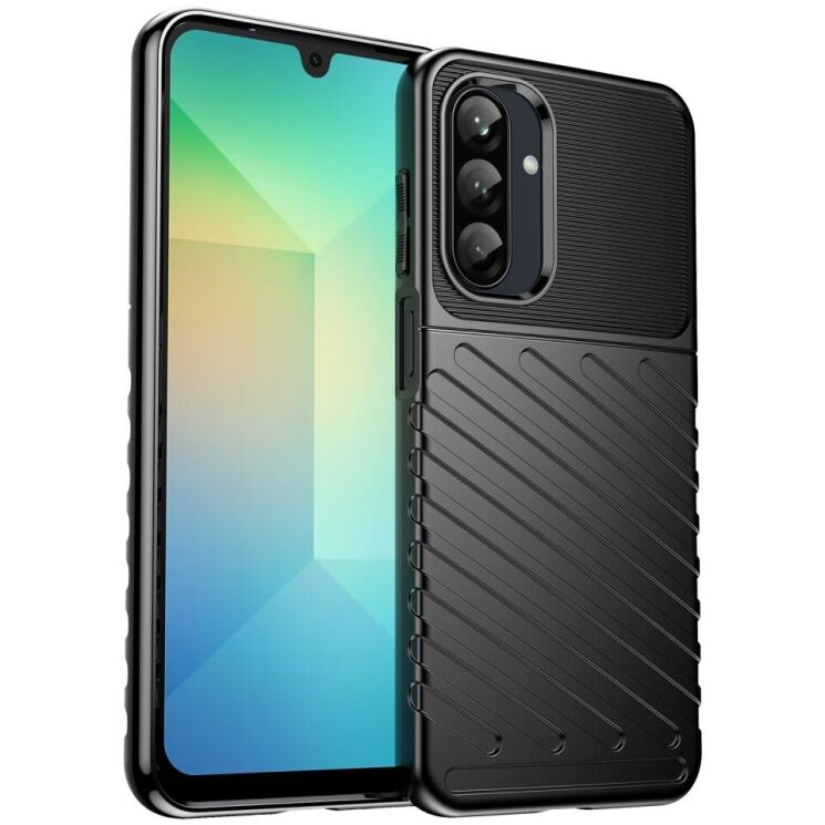 Защитный чехол Deexe Thunder Series для Samsung Galaxy A26 (A266) - Black: фото 1 из 12