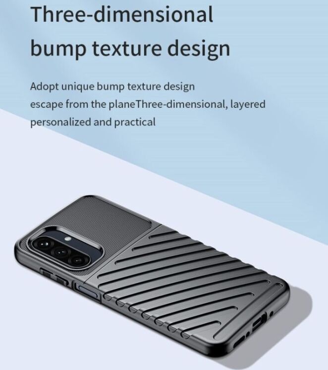 Защитный чехол Deexe Thunder Series для Samsung Galaxy A26 (A266) - Black: фото 11 из 12