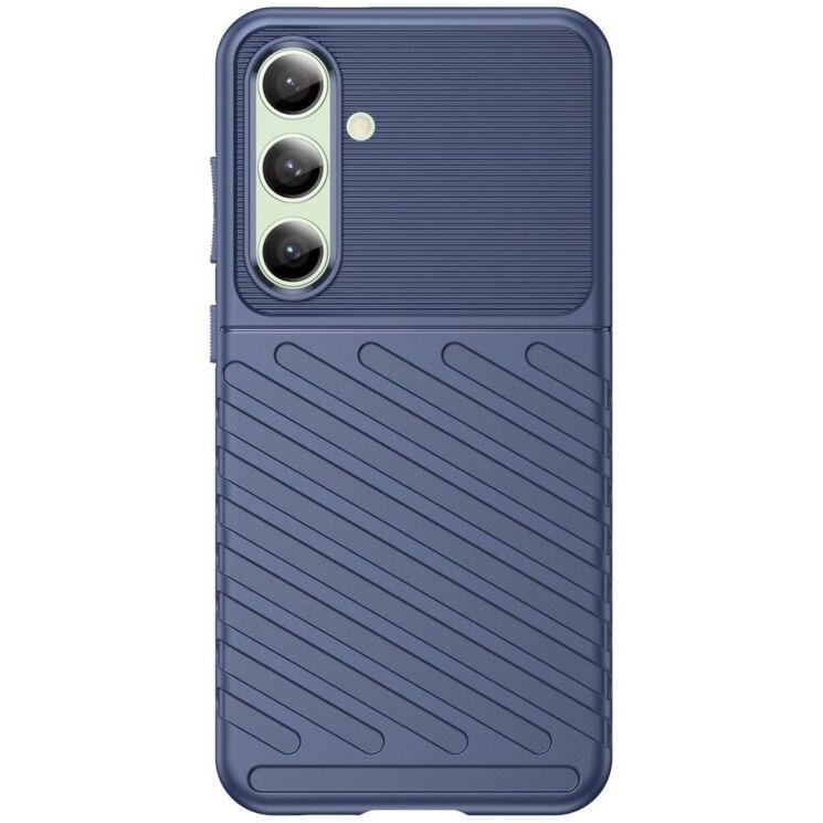 Защитный чехол Deexe Thunder Series для Samsung Galaxy S24 FE (S721) - Blue: фото 2 из 8