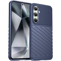 Защитный чехол Deexe Thunder Series для Samsung Galaxy S24 FE (S721) - Blue: фото 1 из 8