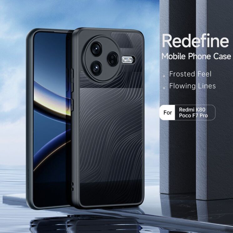 Защитный чехол DUX DUCIS Aimo Series для Xiaomi Poco F7 Pro - Black: фото 3 из 8