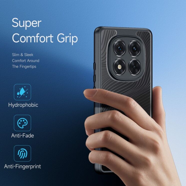 Защитный чехол DUX DUCIS Aimo Series для Xiaomi Redmi Note 14 Pro 5G / Poco X7 - Black: фото 4 из 10
