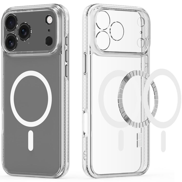 Защитный чехол DUX DUCIS Clin Series MagSafe для Apple iPhone 17 Pro Max - Clear: фото 3 из 13