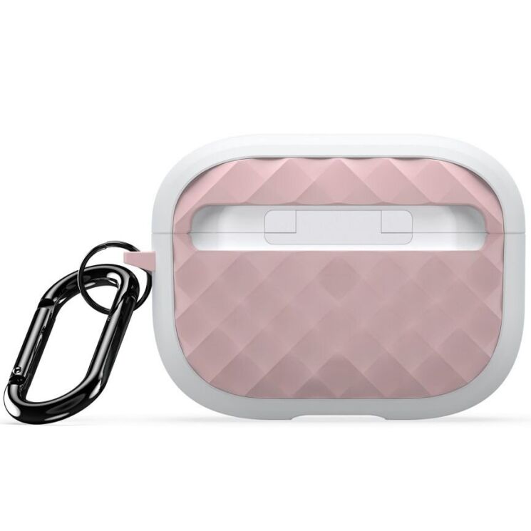 Захисний чохол DUX DUCIS PECC Series для Apple AirPods Pro 2 - White / Pink: фото 1 з 18