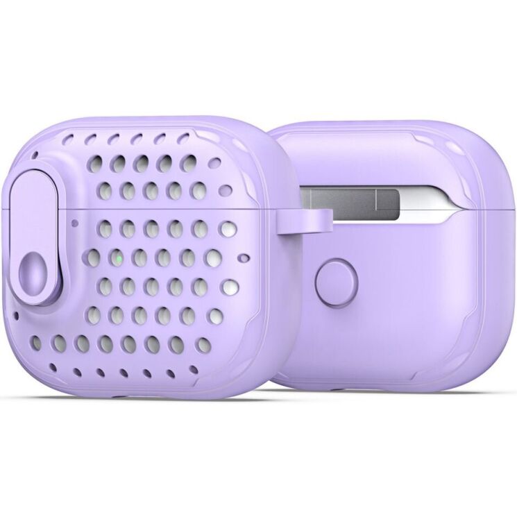 Защитный чехол DUX DUCIS PECM Series для Apple AirPods Pro - Purple: фото 2 из 19