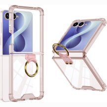 Защитный чехол GKK Aero Pulse для Samsung Galaxy Flip 8 - Transparent Pink: фото 1 из 6