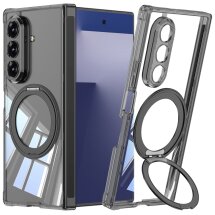Захисний чохол GKK Airbag OStand для Samsung Galaxy Fold 7 - Transparent Black: фото 1 з 10