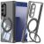 Захисний чохол GKK Airbag OStand для Samsung Galaxy Fold 7 - Transparent Black: фото 1 з 10