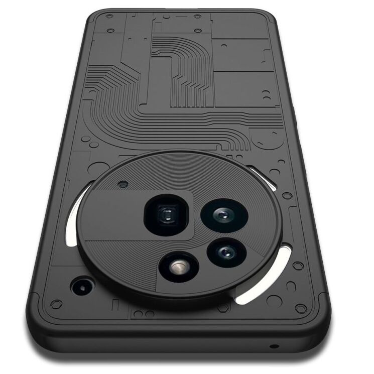 Защитный чехол GKK Double Dip Case для Nothing Phone (3a) Pro - Black: фото 3 из 8