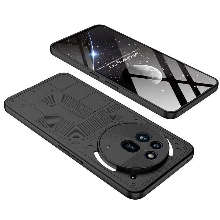 Защитный чехол GKK Double Dip Case для Nothing Phone (3a) Pro - Black: фото 2 из 8
