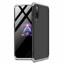 Защитный чехол GKK Double Dip Case для Xiaomi Mi 9 SE - Black / Silver: фото 1 из 2