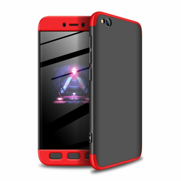 Защитный чехол GKK Double Dip Case для Xiaomi Redmi Go - Red / Black: фото 1 из 10