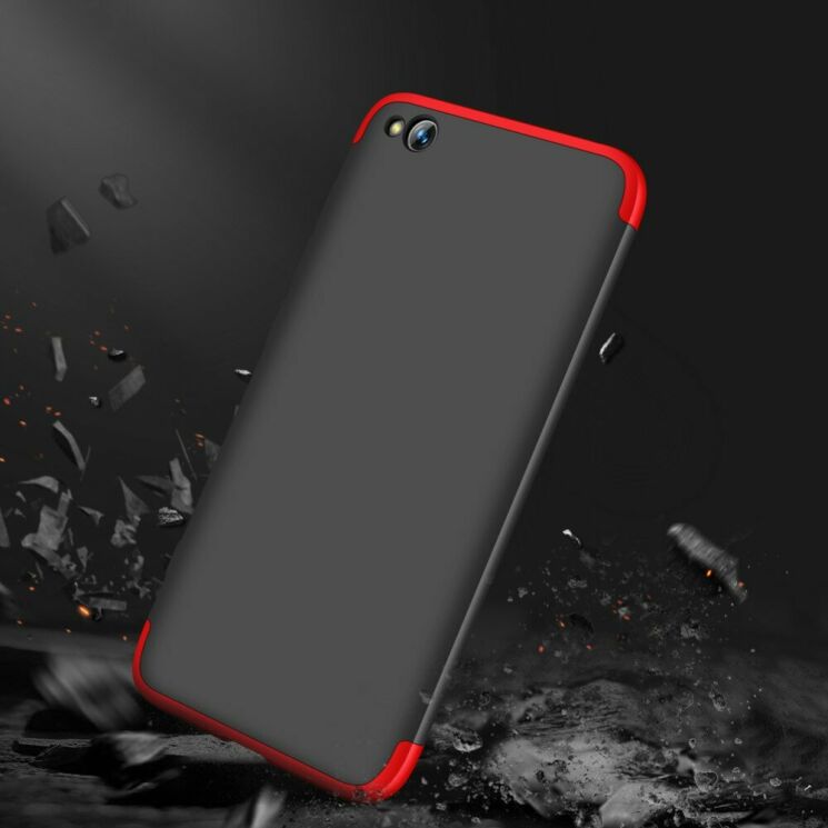 Защитный чехол GKK Double Dip Case для Xiaomi Redmi Go - Red / Black: фото 5 из 10
