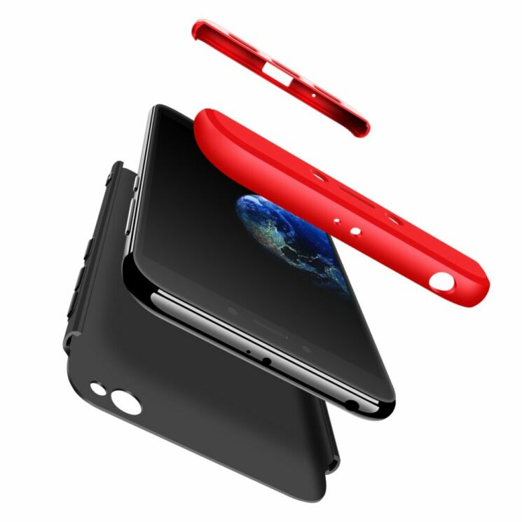 Защитный чехол GKK Double Dip Case для Xiaomi Redmi Go - Red / Black: фото 3 из 10