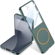 Защитный чехол GKK UltraThin Magnetic для Samsung Galaxy Flip 7 - Green: фото 1 из 8