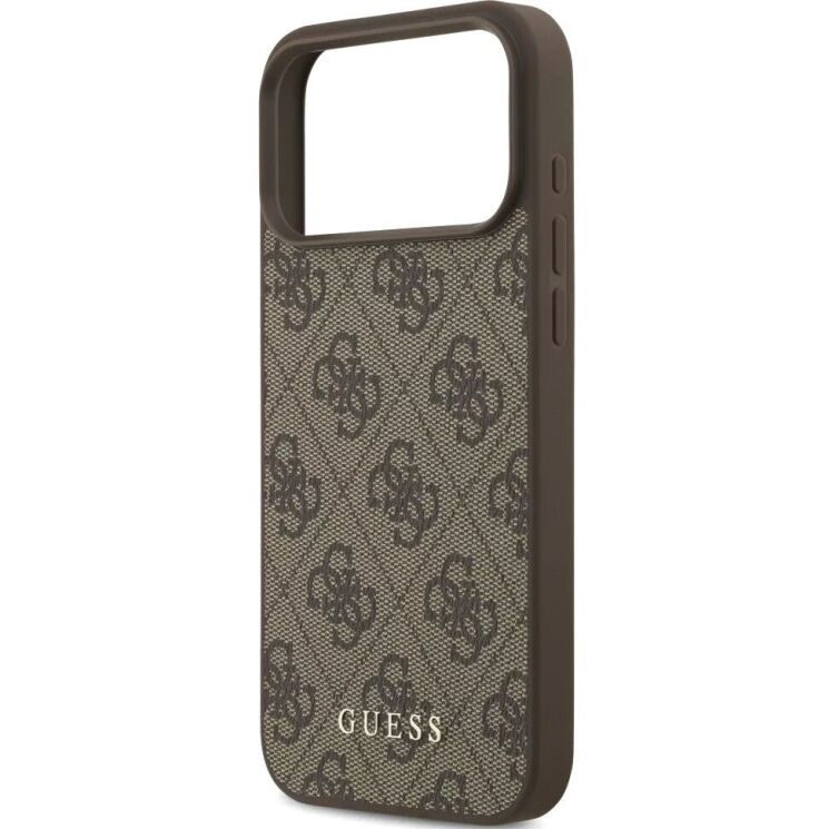 Захисний чохол Guess 4G Classic для iPhone 18 Pro Max / 17 Pro Max (GUHCP18XG4GFBR) - Brown: фото 5 з 7