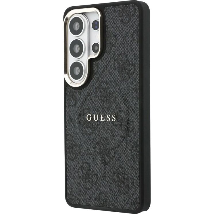 Захисний чохол Guess 4G Embossed Ring MagSafe для Samsung Galaxy S26 Ultra (S948) GUHMS26LP4MSEGCK - Black: фото 3 з 8