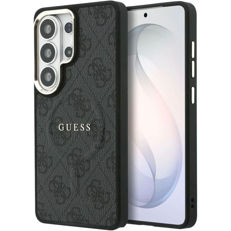 Захисний чохол Guess 4G Embossed Ring MagSafe для Samsung Galaxy S26 Ultra (S948) GUHMS26LP4MSEGCK - Black: фото 1 з 8
