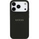 Защитный чехол Guess Grained Ring MagSafe для iPhone 17 Pro (GUHMP17LPGHSMMK) - Black (403269B). Фото 2 из 9