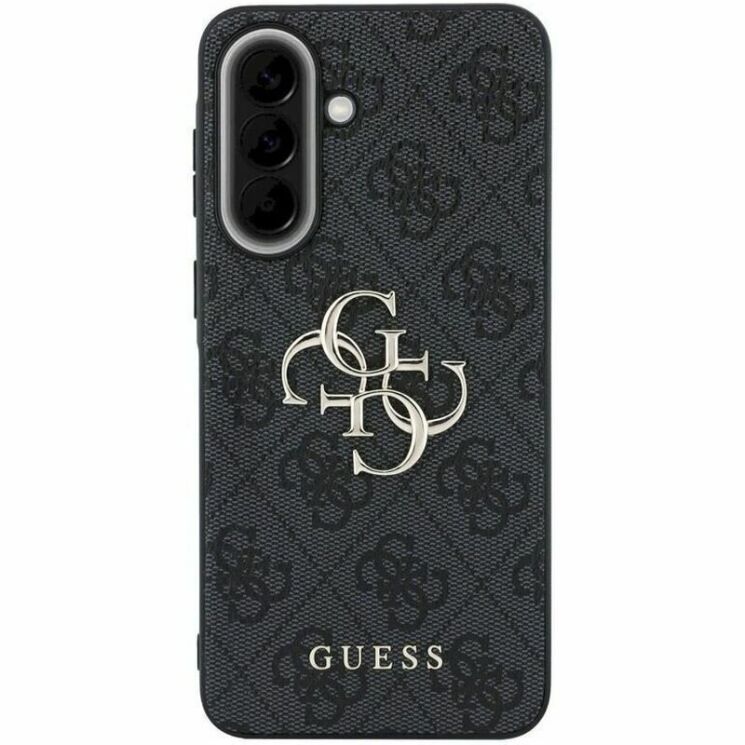 Защитный чехол Guess Leather 4G Metal Logo для Samsung Galaxy A57 (GUHCSA574GMGGR) - Black: фото 3 из 4