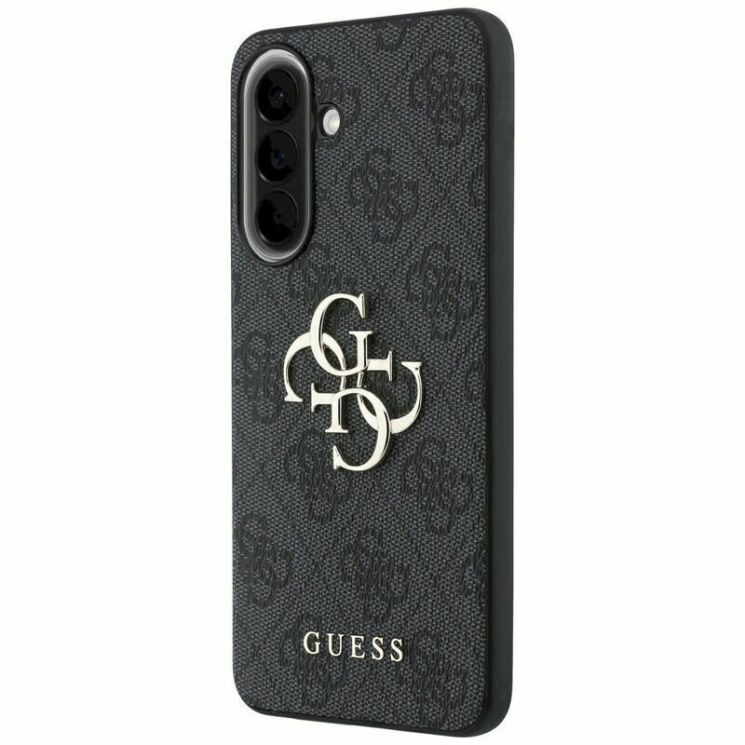 Защитный чехол Guess Leather 4G Metal Logo для Samsung Galaxy A57 (GUHCSA574GMGGR) - Black: фото 2 из 4